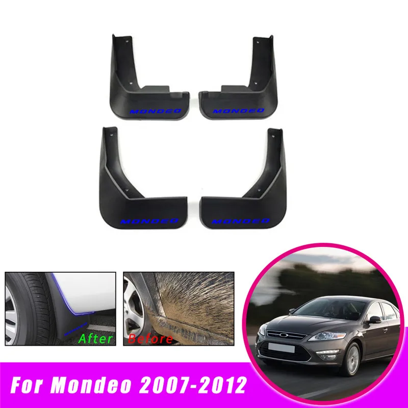 4 шт. переднее заднее крыло брызговиков Брызговики для Ford Mondeo 2007-2012 - Цвет: Синий