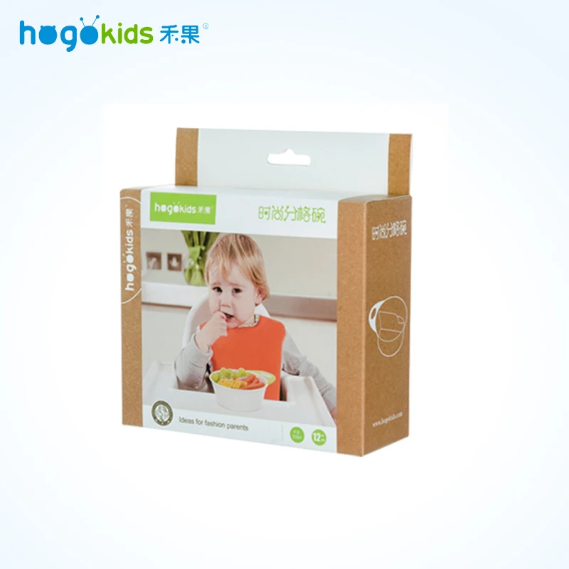 Hogokids, полипропиленовая посуда для кормления детей, детская посуда, детская тарелка, безопасная посуда, вспомогательная миска, разделительная обучающая миска