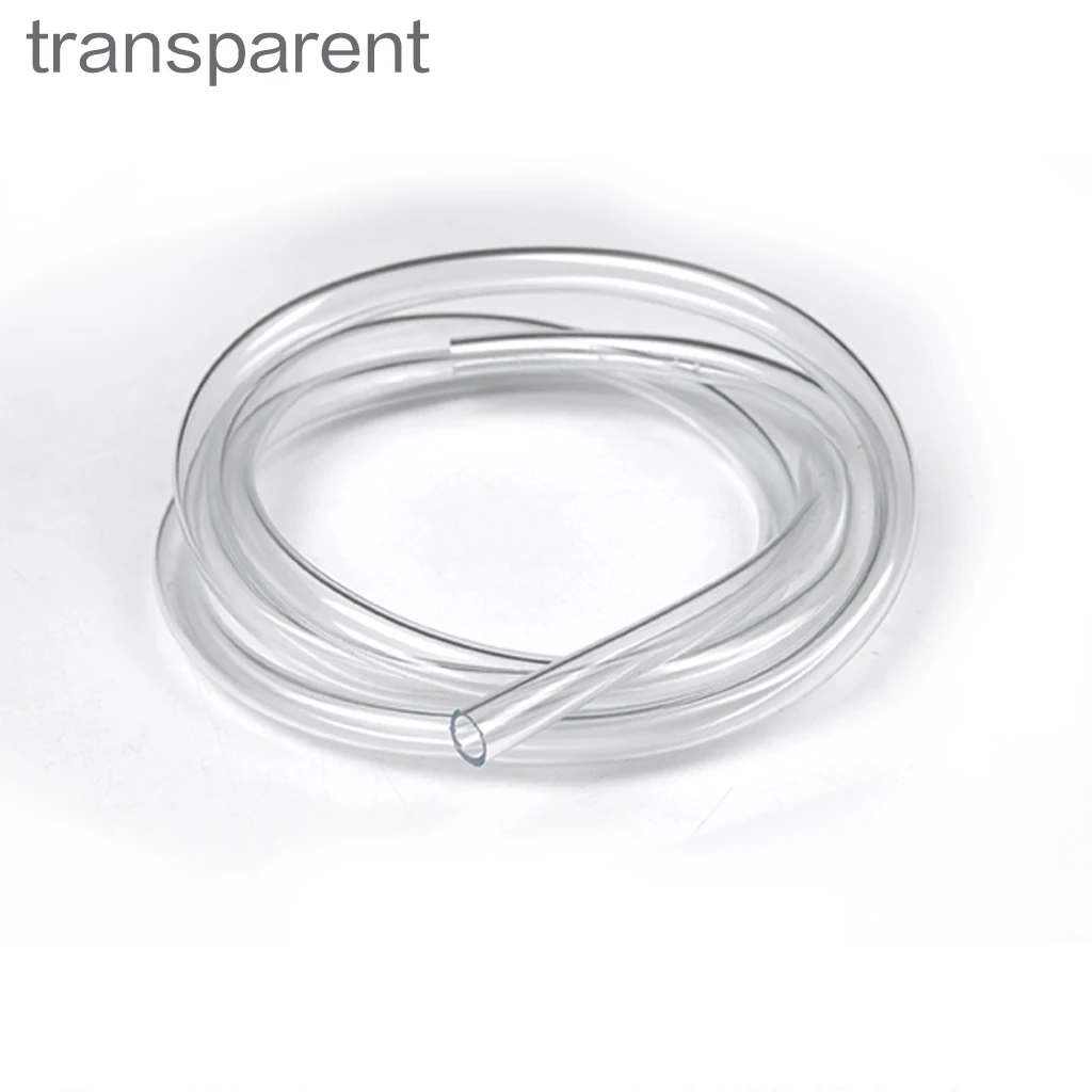 transparent 5 м/4*6 мм Силиконовые воздушные трубки костюм для аквариума Co2 системы аквариума воды растения специальный кислородный насос трубка аквариума аксессуары - Цвет: transparent
