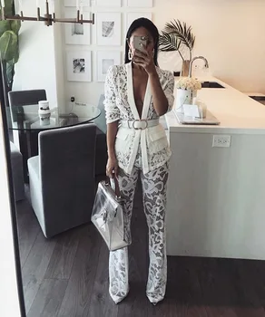 

Lace sexy cardigan long sleeve small suit jacket small suit