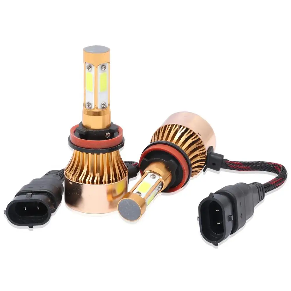 

2Pcs Professional Car LED Headlights Bulbs Lamps COB LED Chip IP67 Waterproof X7 Essential Accessories
