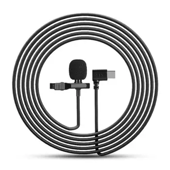 

Mini Lapel Lavalier Condenser Microphone Mic with Type-C Plug for Android IOS Smartphone USB Microphone