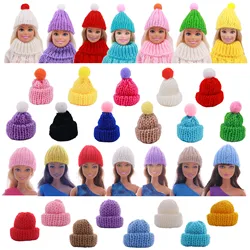 Vêtements de poupée, chapeaux en peluche, chapeau tricoté multicolore, accessoires pour barbie 11.8 pouces, poupée Blythe 1/6 BJD, jouets pour enfants, cadeau bricolage 