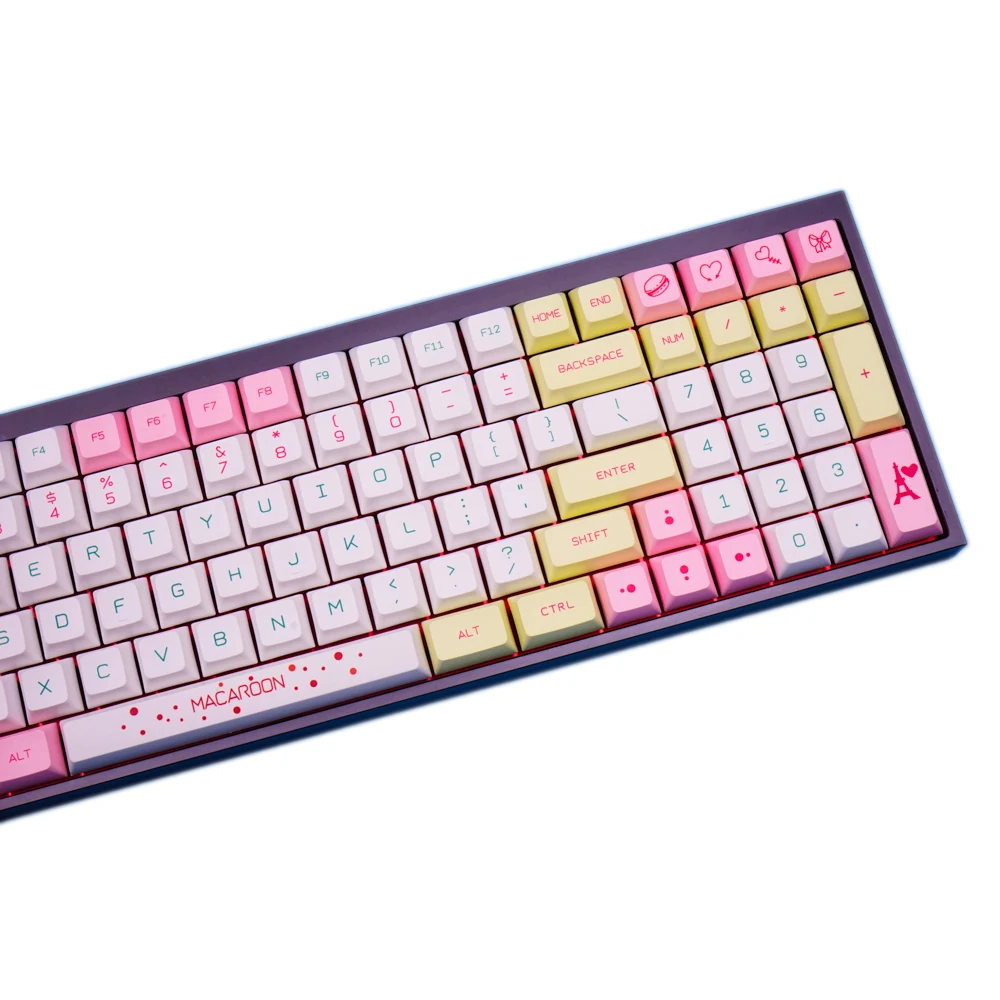 G-MKY Macaron /Ice cream Keycaps PBT Dye-sublimated Keycap XDAS profile For Filco/DUCK/Ikbc MX switch Mechanical Keyboard Keycap