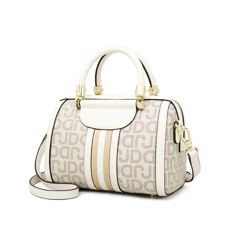 

[Elegant Pillow] 2019 Summer New Style WOMEN'S Bag Mixed Colors Webbing Handbag Simple Fashion Over-the-shoulder Bag