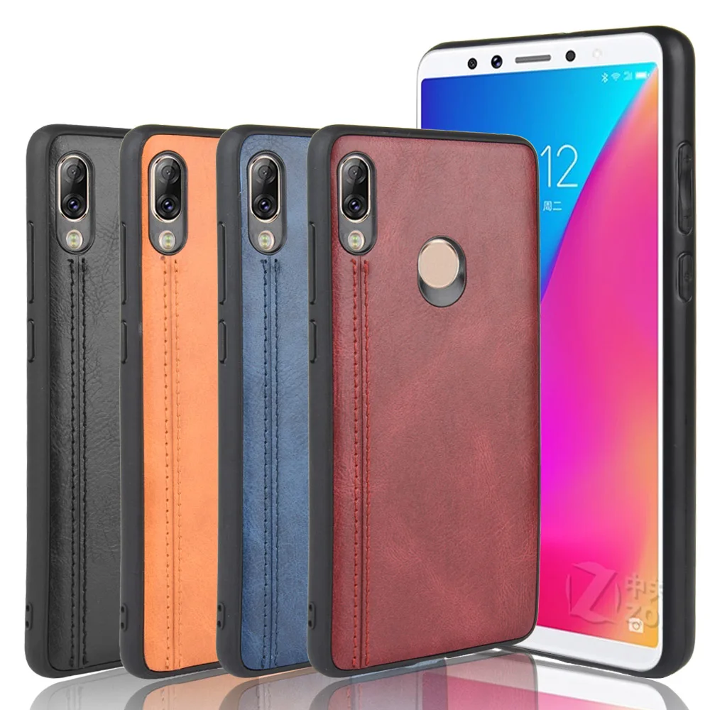 Чехол для Lenovo S5 Pro, жесткий чехол из ПУ кожи с мягким краем для Lenovo S5 Pro L58041, чехол 6,2 дюйма