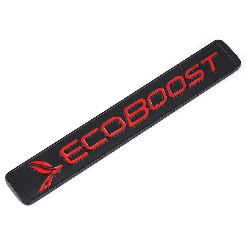 3D наклейка Ecoboost логотип эмблема значок наклейка для Ford Focus 2 3 4 Fiesta Kuga Escape Mondeo Edge Ecosport аксессуары для стайлинга автомобилей - Название цвета: for Ecoboost Sticker
