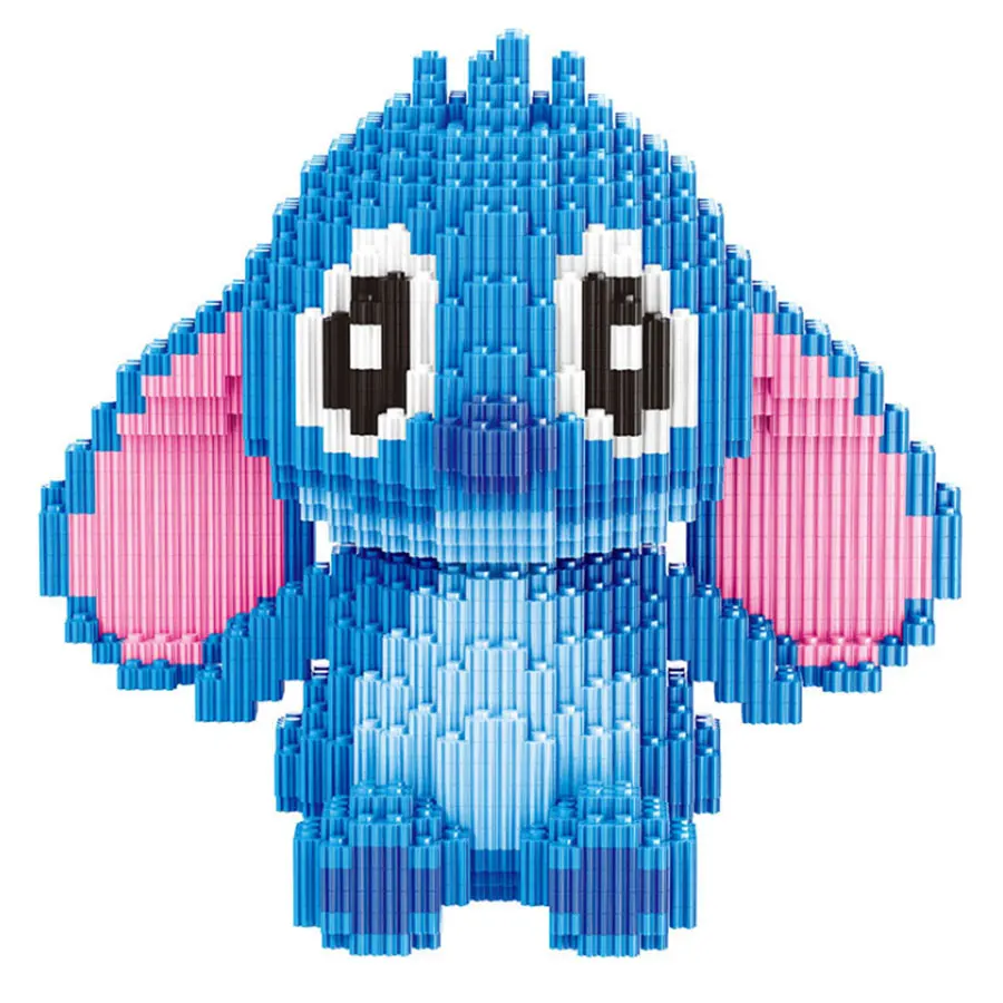 

Cartoon Connection blocks Big size Cute Stitch Stitch Model 3538Pcs Mini Building Brick Educational Toys For Kids Gifts An Qi