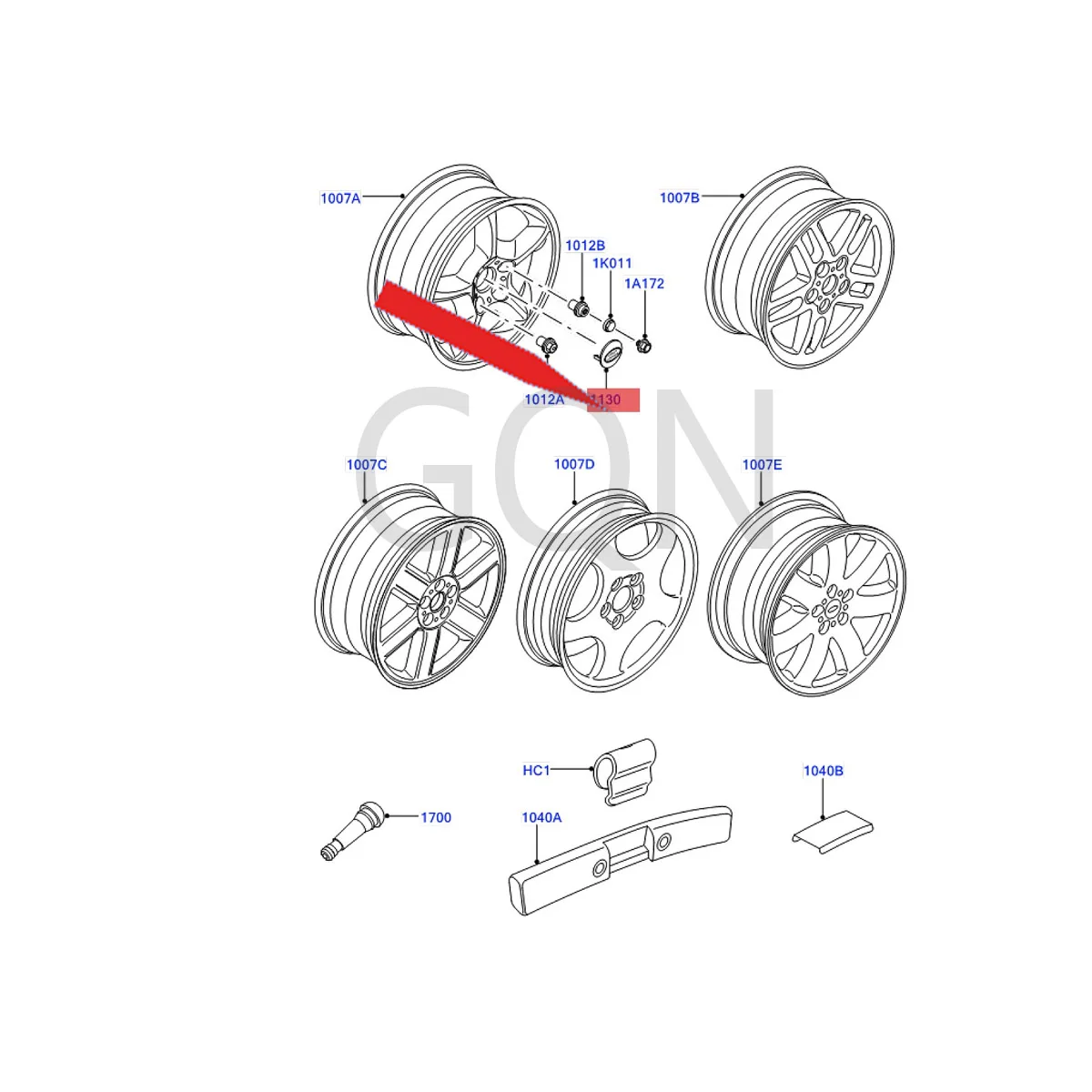 

Wheel trim 2002-lan dro ver ran ger ov er gag cover sealing panel trim cover dust cover screw controller cover