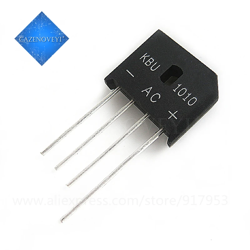 

5 шт./партия, выпрямительный диод KBU1010 KBU-1010 10A 1000V