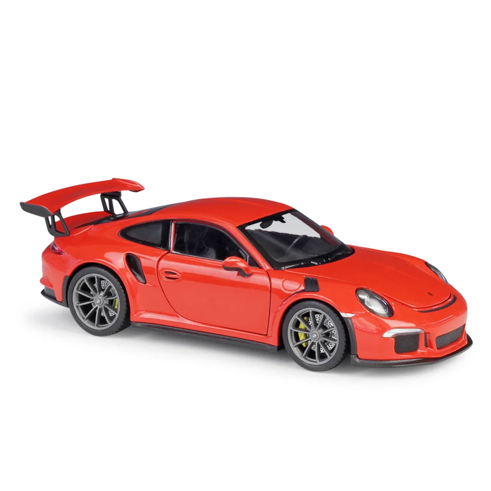 Модель автомобиля Welly 1:24 Porsche 911GT3 RS из красного сплава литой и игрушечный