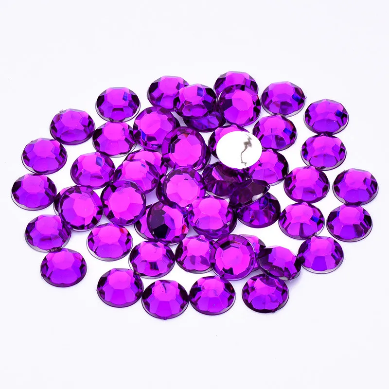 JUNAO-14mm-Flat-Back-Crystal-Rhinestones-Glue-On-Crystals-Stones-Round-Shape-Sew-On-Strass-Acrylic (2)
