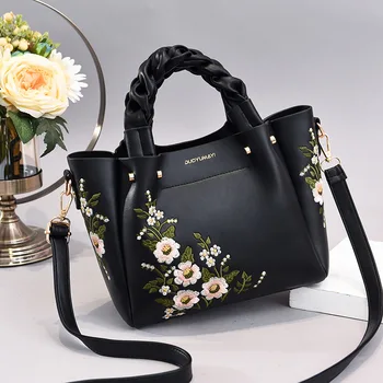 

Mother's Day Autumn Mother Bag Female New Fashion One-Shoulder Messenger Bag All-match Women's Portable Middle-aged Women's Bag
