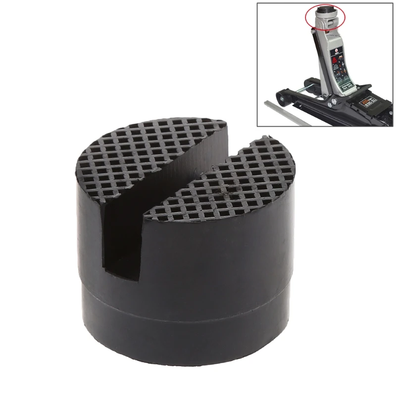 

Floor Slotted Car Rubber Jack Pad Frame Protector Adapter Jacking Disk Pad Tool for Pinch Weld Side Lifting Disk Car Repair Kit