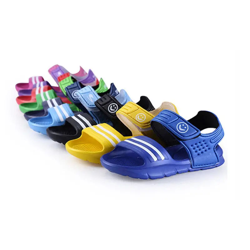 От 2 до 8 лет детские сандалии для маленьких мальчиков и девочек; летние пляжные плоские повседневные босоножки; детская обувь