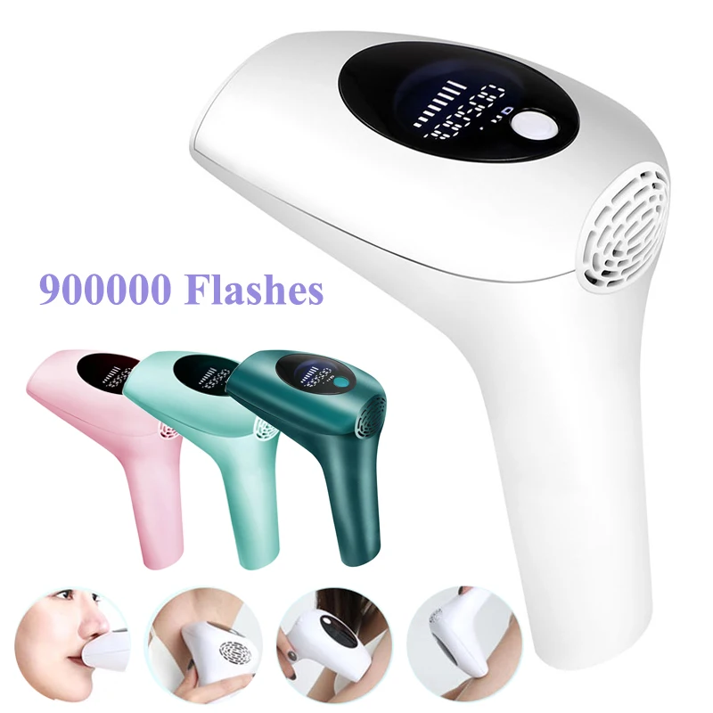 

Professional IPL Laser Epilator LCD 900000 Flash Permanent Painless Hair Removal Body Face Leg Skin Laser Hair Removal Machine