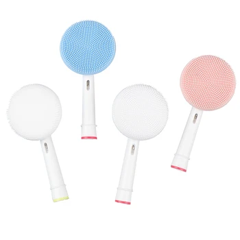 

2pcs/set Electric Toothbrush Replacement Facial Cleansing Brush Head Electric Toothbrush Cleansing Head Professional Face Care