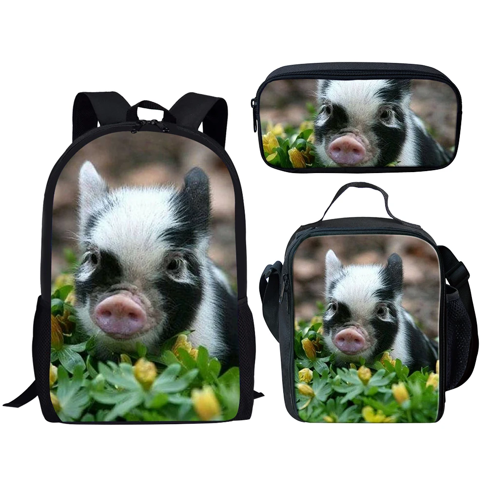 Children's Bags outdoor travel Backpack Kawaii Backpack Cartoon Kindergarten Cute Piggy For Girls Boys Baby Small School Bag