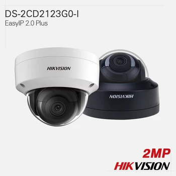 

Hikvision Original IP Camera DS-2CD2123G0-I EasyIP 2.0 Plus fixed lens 2MP H.265+ EXIR Dome All-metal IP67 IK10 120dB WDR