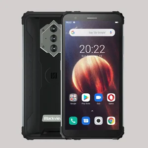 Blackview BV6600 IP68 Waterproof 8580mAh Rugged Smartphone Octa Core 4GB+64GB 5.7" Mobile Phone 16MP Camera NFC Android 10 top rated android cell phones