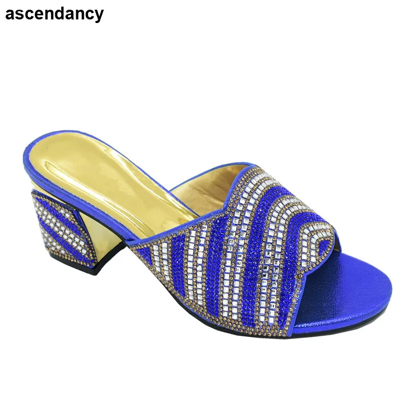 Итальянские туфли новейшего дизайна босоножки в нигерийском стиле с острым