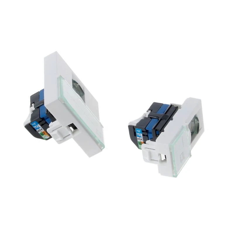 CAT6 Network Module Information Socket RJ45 8P8C Connector Adapter Keystone Jack Standard Wall Plate lan wire tracer