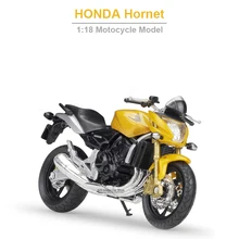 

1/18 HONDA Hornet Diecast Alloy Motorcycle Model Toy Mini Mtx Motorcycle Toy Christmas Gift Child Birthday Toys Gift Collection