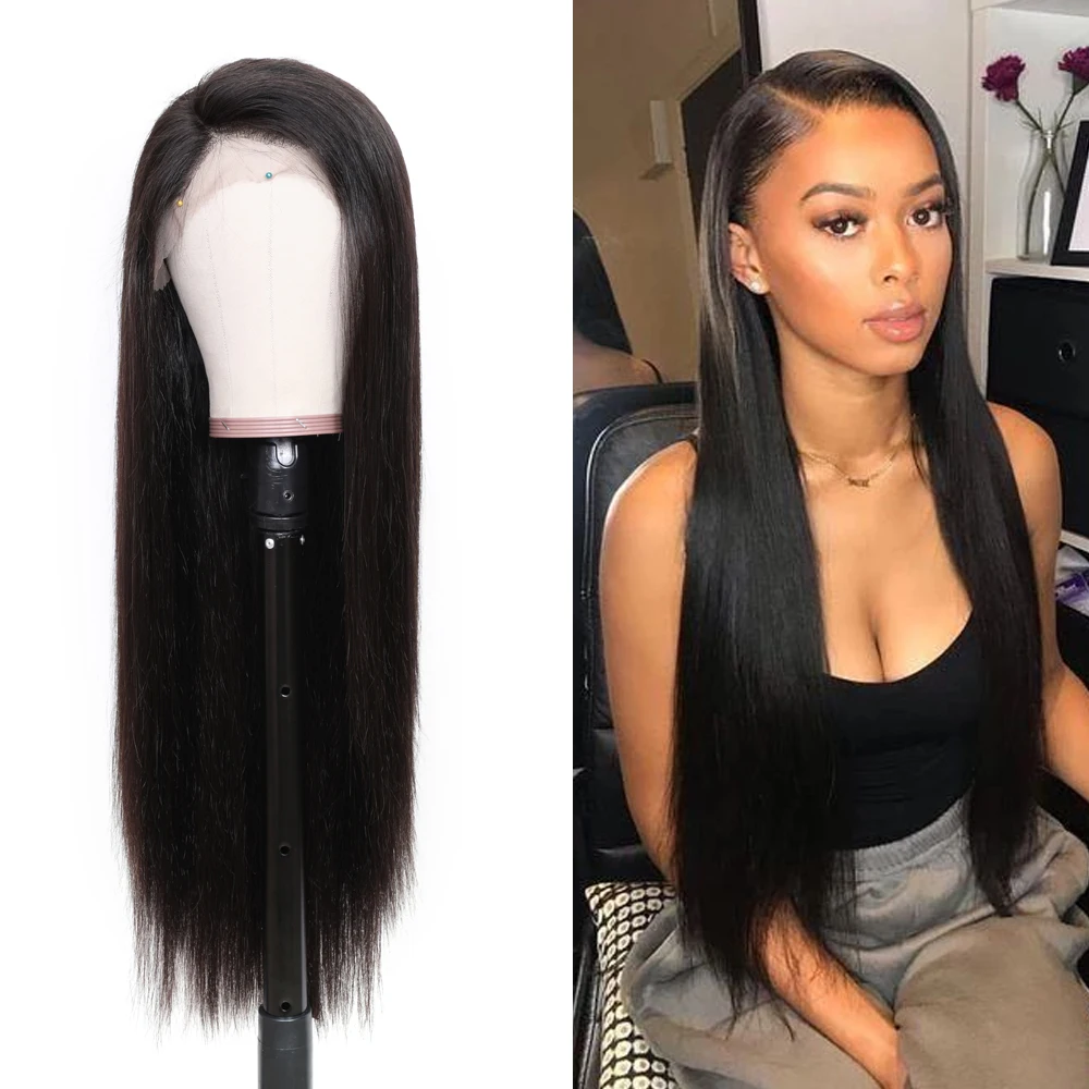 13×4 Transparent Lace Front Human Hair Wigs Brazilian Straight Hair 13x6 Deep Part Lace Front Wig Pre Plucked Ali Julia Remy Hair Lace Wigs (19)
