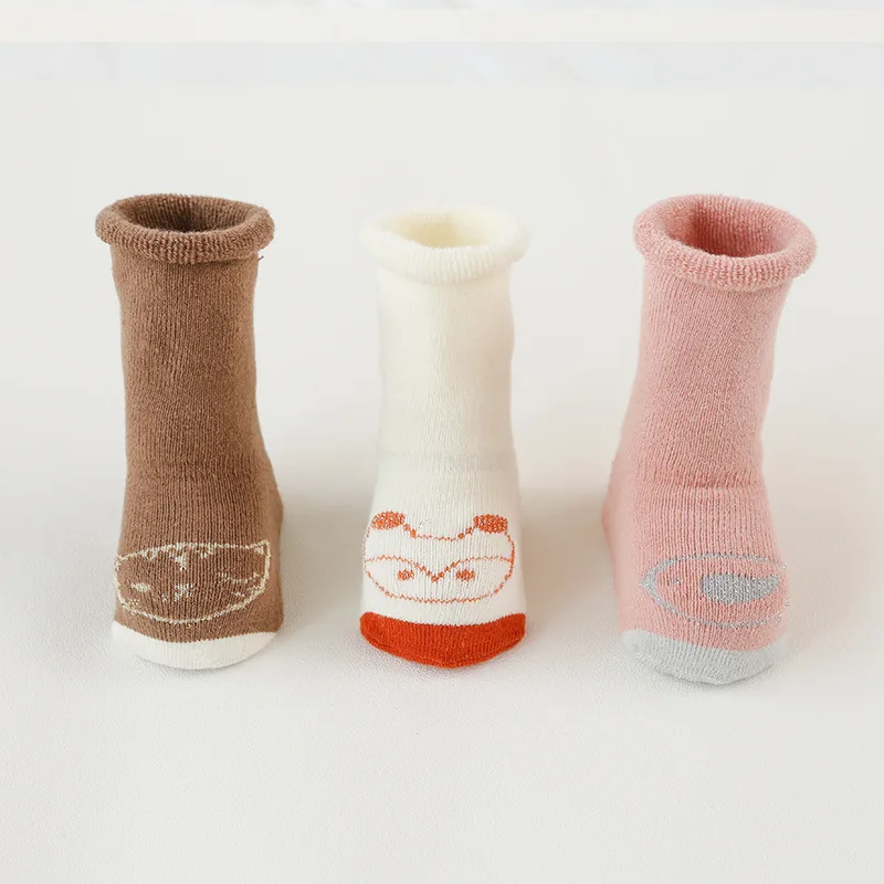 Wholesaels Thick Baby Kids Socks Sports Winter Soft Warm Socks for Children 0-3 Years Boys Girls Thermal Floor Baby Socks - Цвет: 2
