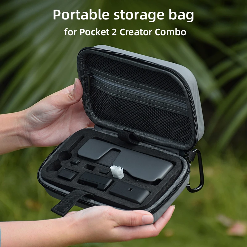Description Picture 2 of itemfor DJI Pocket 2 Mini Carrying Case Portable Storage Bag Handbag Shock-proof Box Set Handheld Gimbal Camera Accessories