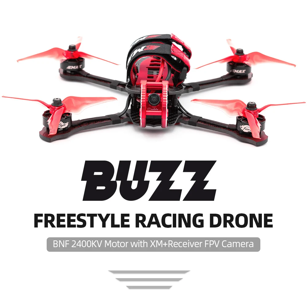 

EMAX BUZZ Freestyle 5.8G 245mm FPV RC Racing Drone Quadcopter Brushless 2306 2400KV Motor with FrSky XM Receiver BNF