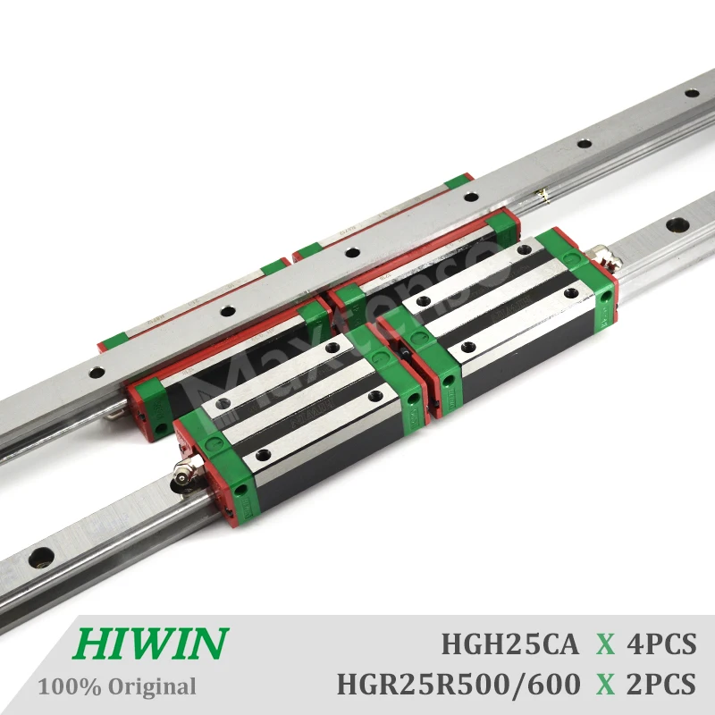 HIWIN HGR25 линейная направляющая 500 600 мм HGH25CA блоки каретки линейные направляющие ЧПУ