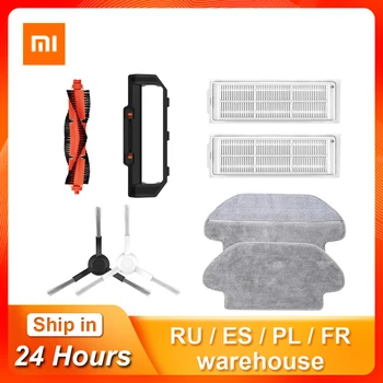 

Original XIAOMI MIJIA Robot Vacuum Cleaner STYJ02YM Spare Part Pack Kits HEPA Filter Side Roller Main Brush Mop Wall