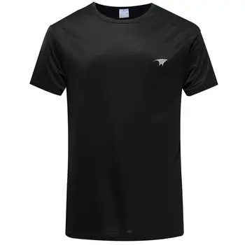 

2019 New Neck Men T Shirt Mens Fashion Short Sleeve Tshirt Fitness Casual Male T-shirt Brand Clothing Tee Tops