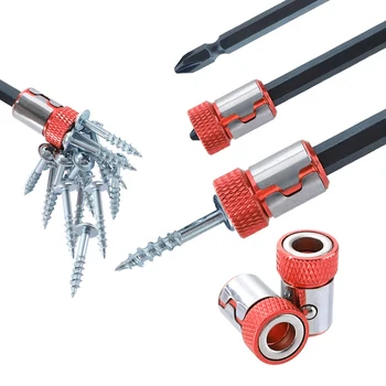 

Metal Strong Magnetizer Ring Removable Magnet Driver Electric Screwdriver Bit with Magnetic Sleeve for Home Screw Supplies