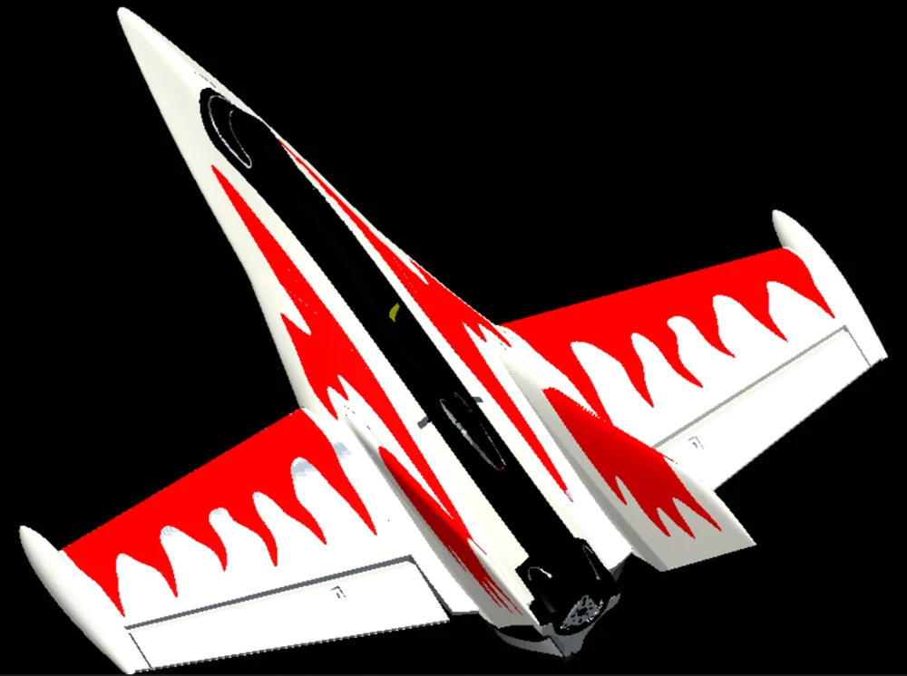 EPO Airplane High Speed Stinger T750 T780  750mm Wingspan EPO Fly Wing Pusher Racer RC Airplane KIT or PNP Set RC Model Hobby 6