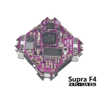 

1PCS Supra F4 Flight Controller FC+12A ESC Module 2-4S with MPU6000 Gyro OSD Adjustment Parts for RC Micro Drone Quad