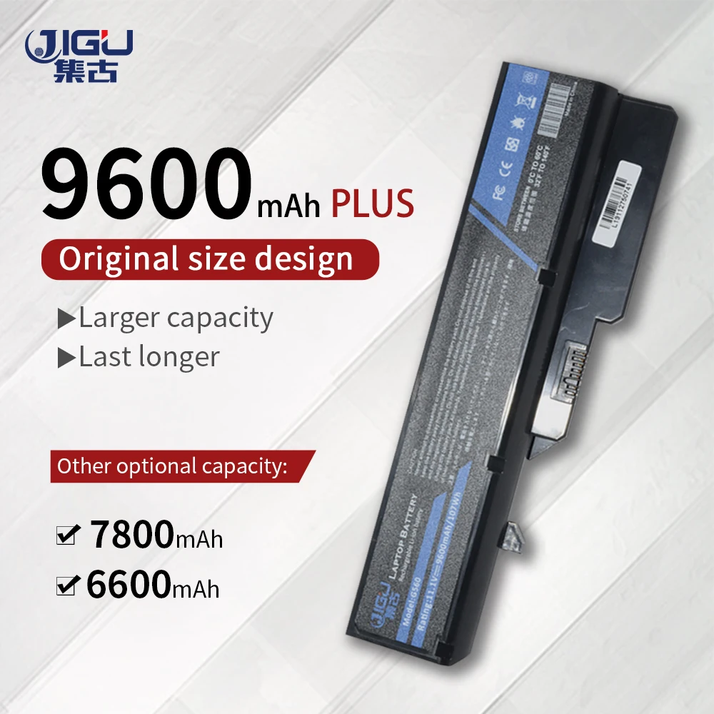 JIGU Замена Аккумулятор для Lenovo IdeaPad G560 G565 G575 G770 G470 G475 G780 V360 V370 V470 V570 Z370 Z460 Z470 Z560 Z570