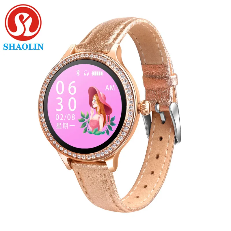 Fashion SmartWatch Ladies Smart Watch Female Physiological Period
Reminder Sports Fitness Bracelet for Aoole Android Women Watch