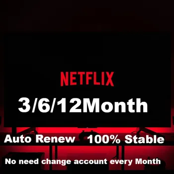 

Netflix Acc 1 Year 1 Month Subscription Netflix Premium Ultra HD Support Android Set Top Box Tv Stick Laptop PC Phone