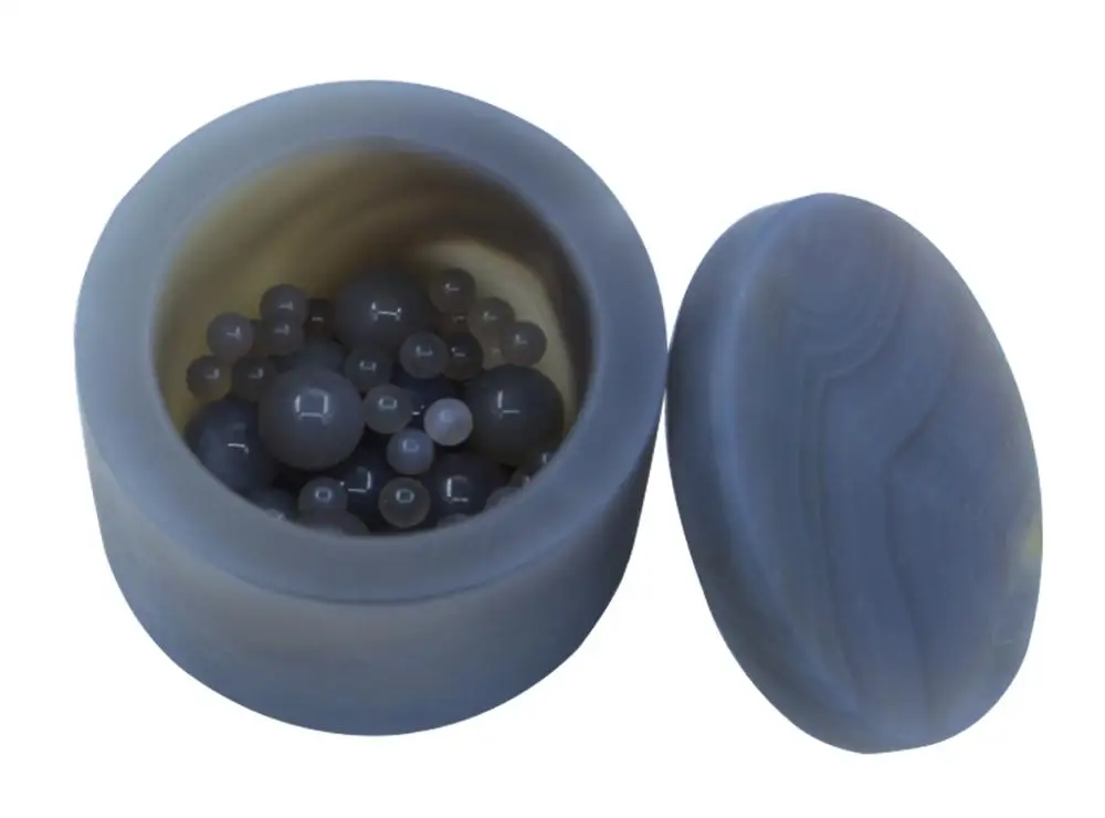 

Agate Ball Grinding Jar Natural Agate Ball Mill Jar for Lab Planetary Ball Mill Machine Agate Jar 25ml 10 by 12mm Balls 10 by 18