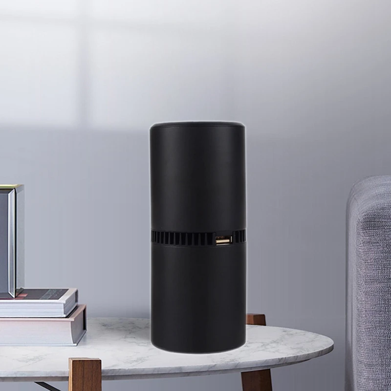 Автомобильный очиститель воздуха Lonizer, двойной USB, бесшумный, работающий анион, освежитель воздуха, PM2.5, очиститель пыли и дыма для дома/автомобиля