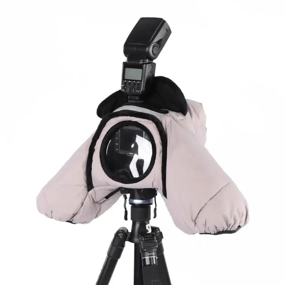 Открытый зимний термальный теплый DSLR камера мягкий чехол протектор Водонепроницаемый ветрозащитный чехол использовать для-35 градусов морозной погоды
