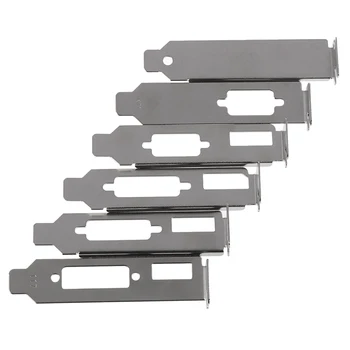 

Low Profile Bracket Adapter HDMI DVI DP VGA Baffle Port For Half Height Graphic Video Card Set