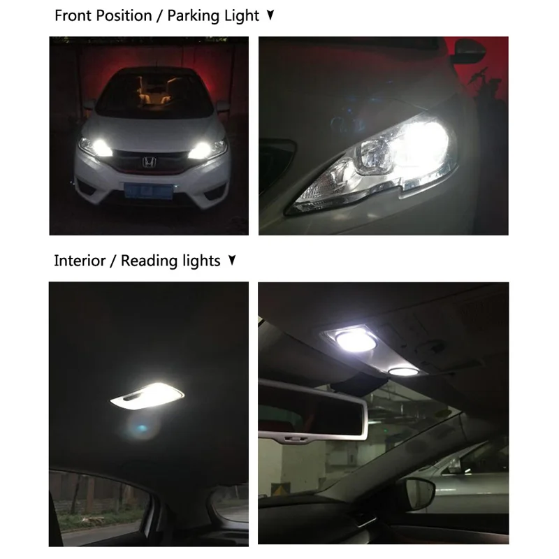 Philips Ultinon Led T10 W5w 194 12v 11961ulwx2 6000k Cool White Car Turn  Signal Lamps Interior Light Clearance Light (twin Pack) - Signal Lamp -  AliExpress