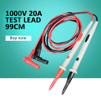 

A Set Digital Multimeter Universal 1000V 20A Test Lead Probe Cable SMD SMT Needle Tip