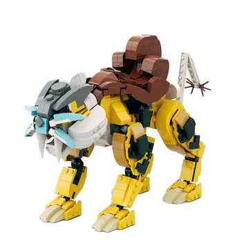 

788Pcs MOC Thunder God Mecha Cartoon Game Character Small Particle DIY Building Block Stem Kit For Children Educational Toy Gift