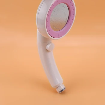 

Shower Head Adjustable Water Saving Shower Head Water Pressure Boost Shower Head With Button Bathroom Supplies