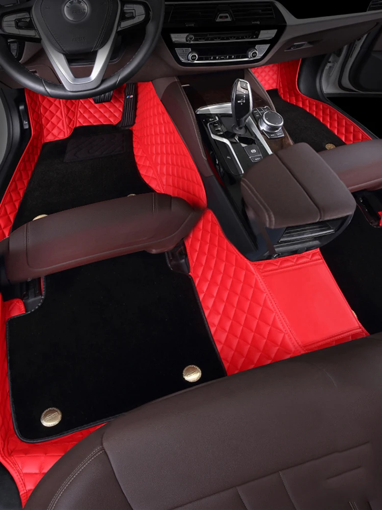 

Custom Car floor mats for Lexus ES IS IS-C LS RX NX GS CT GX LX RC 200h 270/350/450H 250/350/300h 460h/400 570 car styling RED