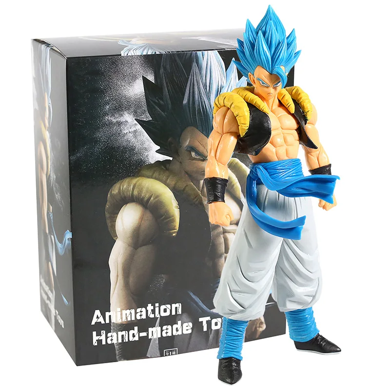 

32cm japanese anime Dragon ball Z Vegeta PVC Action Figure Toys blue hair Vegeta collectible Decoration Model Toys for kid gift